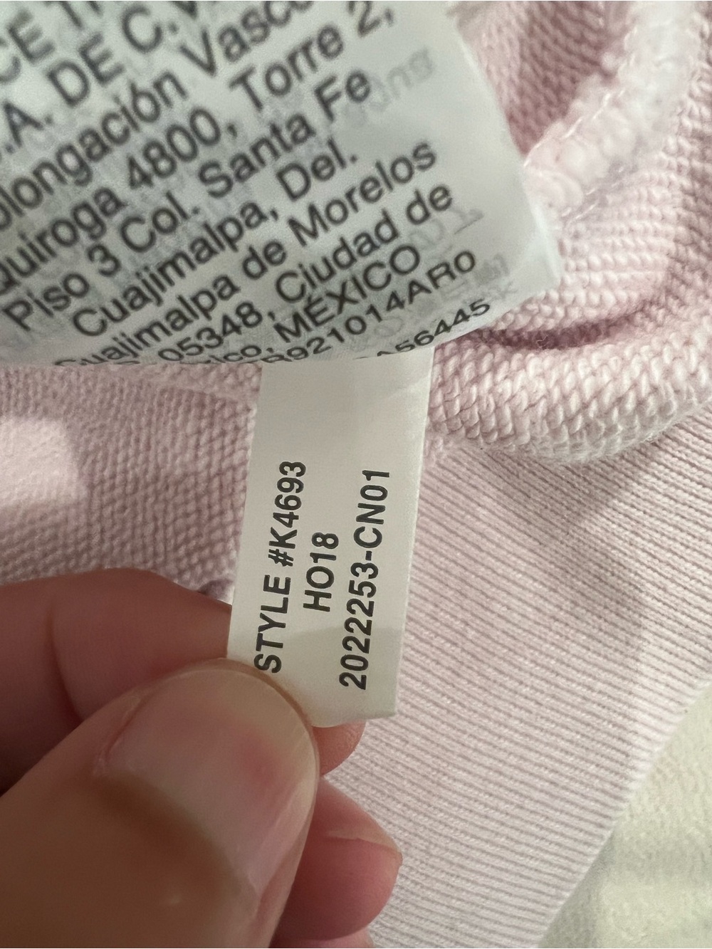 J.Crew Hollywood sweatshirt | faded shell pink bright red lettering | Preowned - Picture 13 of 15